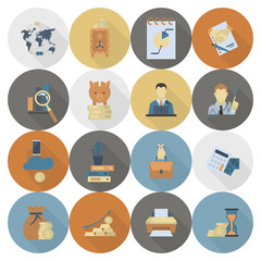 Business and Finance Icon Set