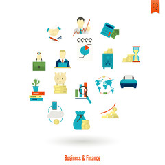 Business and Finance Icon Set