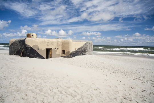 bunkier na plaży