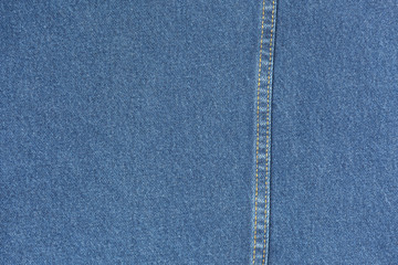 Fototapeta premium Jeans jacket macro fabric texture for abstract pattern backgroun