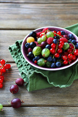summer berries in bowl