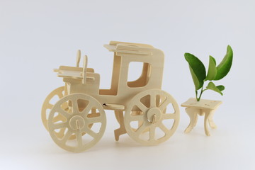 wooden car