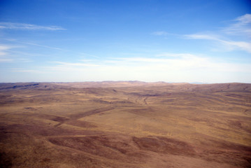 Степь с воздуха. Хакасия