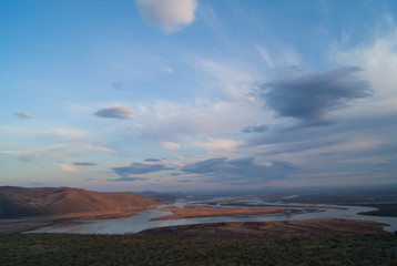 Подкунинские горы. Вид на р. Енисей