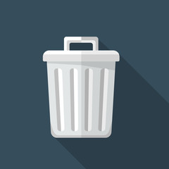 Vector recycle bin icon