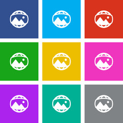 App Icon Metro Style - 9 Colors
