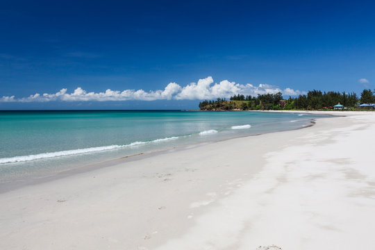 Long sand beach at tip of boreno