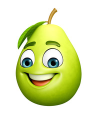 Cartoon character of guava