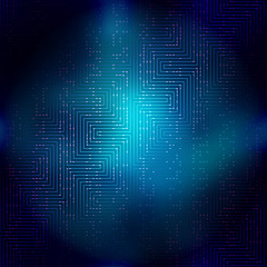 Dark blue matrix pattern with the imitation of dots