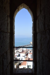 Vista de Peñíscola desde el castillo
