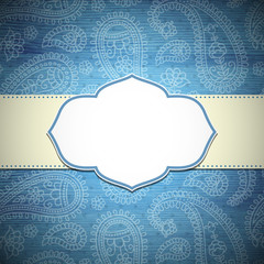 Frame in the Indian style