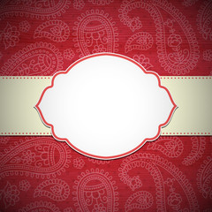 Frame in the Indian style