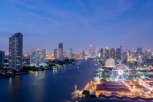 Bangkok Asiatique, It's most popular night travel place.