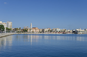 Bari, old city and sea view, Puglia, Italy