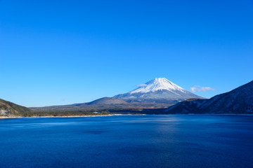 Mt.Fuji and Lake Motosuko
