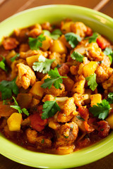 Gobi Aloo Indian curry dish