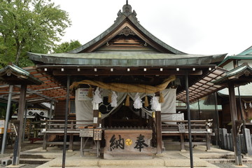 Naklejka premium 針綱神社本殿