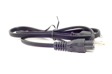 Fototapeta premium computer power plug cable