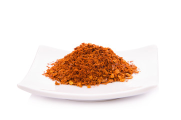 Crushed chili pepper, paprika powder
