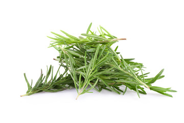 rosemary isolated on white background