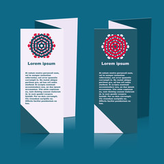 Brochures design for social infographic, diagram, presentation