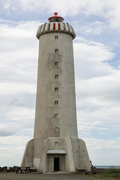 Faro nuovo di Akranes, Islanda 