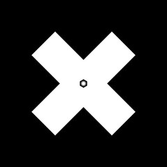 Delete sign, White Crosswise Sign with a Fasteners Hex Nut on a Black Background, X Sign, a Sign of Denial, to Indicate Failure or Removal or Impossibility to Act , Black and White Vector Illustration