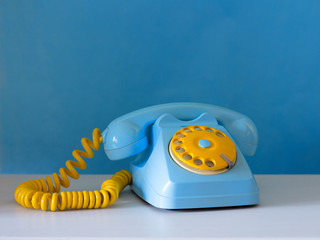 heavenly and yellow traditional phone