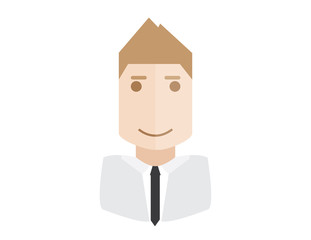 Businessman avatar, eps10 vector