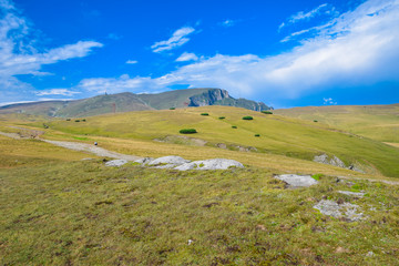 Obraz premium Bucegi, part of Carpathian mountains, Early summer landscape.Dramatical interpretation