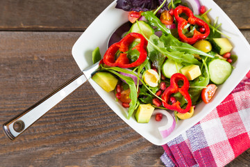 Salad with vegetables