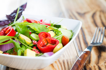 Salad with vegetables