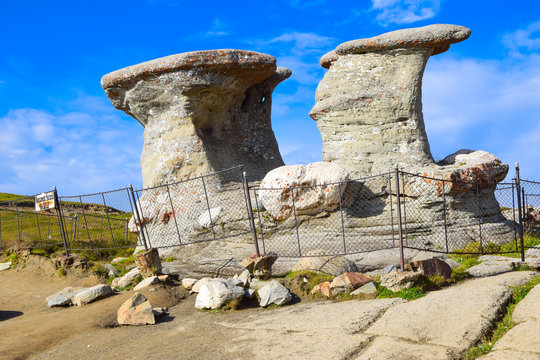Babele (meaning The old women) is a name for an area on the Bucegi Mountains plateau in Romania