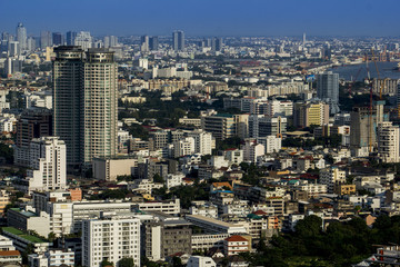 Fototapeta na wymiar Bangkok cityscape, the capital of Thailand.
