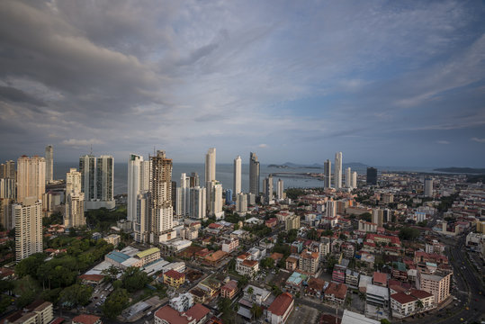City skyline at Panama City, Central America