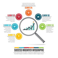 Success Magnifier Infographic