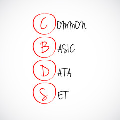 Acronym CBDS as Common Basic Data Set