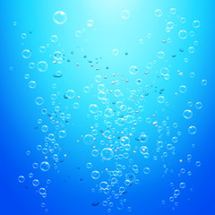 Naklejka na ściany i meble Water Bubbles Background