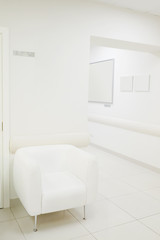 Obraz na płótnie Canvas Interior of a hospital corridor