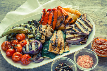 Grilled vegetables
