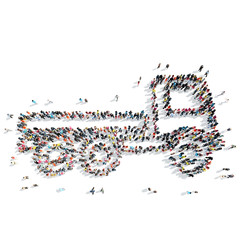 people  shape truck transportation