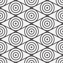 Vector seamless background. A geometric pattern with nested circles.