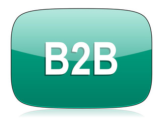 b2b green icon