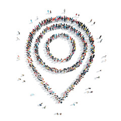 people  shape  map pointer cartoon
