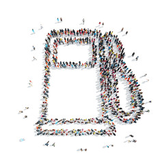 people  shape  petrol gasoline