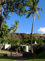 entrée du cimetière marin de Saint-Paul de La Réunion