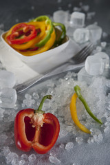 Fresh colorful peppers 