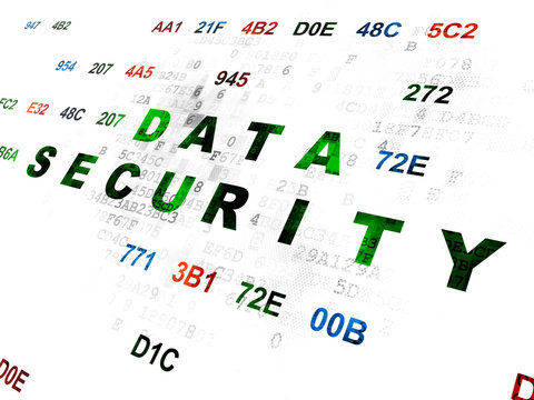Security concept: Data Security on Digital background