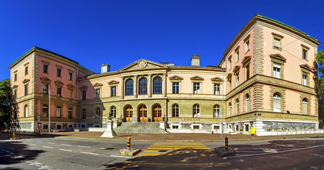 Fototapeta na wymiar University building, Geneva, Switzerland