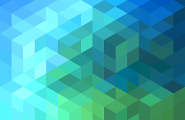 Fototapeta na wymiar abstract blue green geometric background, vector